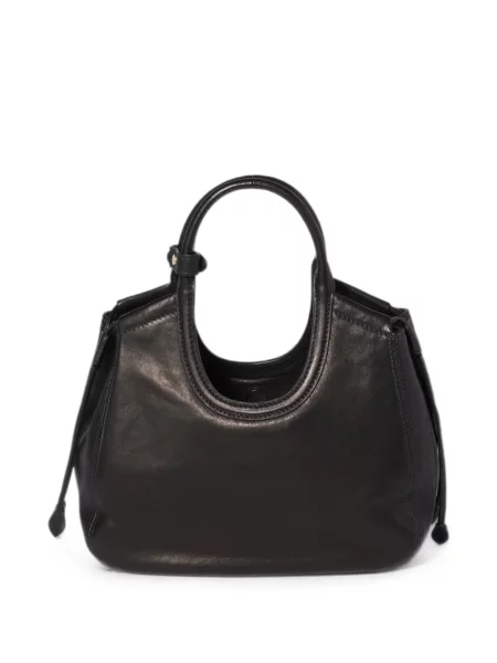 Geantă shopper Miu Miu din piele negru