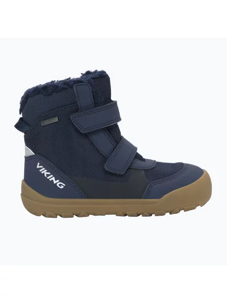 Gyerek barefoot hótaposó Viking Footwear Spruce Barefoot Warm Gore-Tex 2V navy. Méret: 30 EU haditengerészet