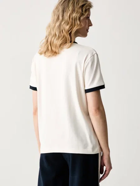 Guess T-shirt z HOSHI beżowa