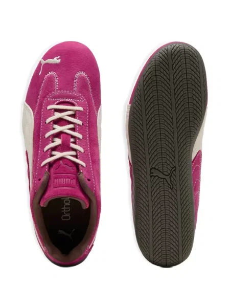 Sneakers Puma με κορδόνια με δαντέλα ροζ