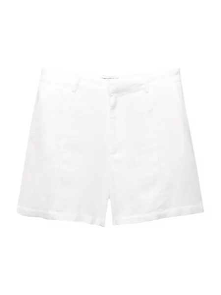 Pull&Bear Pantaloni alb