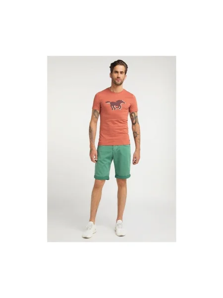 Tricou Mustang cu imagine portocaliu