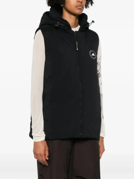Елек Adidas By Stella Mccartney с качулка черно