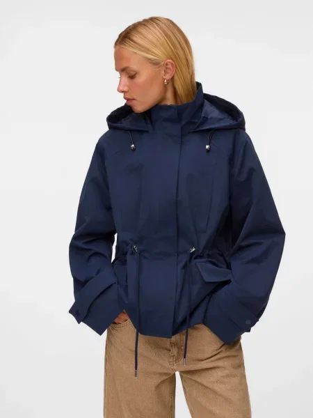 VERO MODA Prechodná parka námornícka modrá