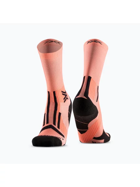 Шкарпетки X-Socks Trailrun Perform Crew dusty rose/x black чорні