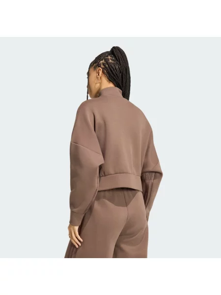 Bluza dresowa Spacer brązowa