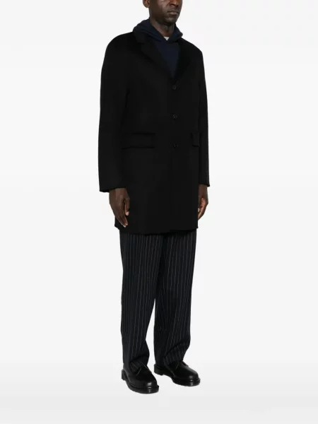 Palton Amaranto cu rever negru