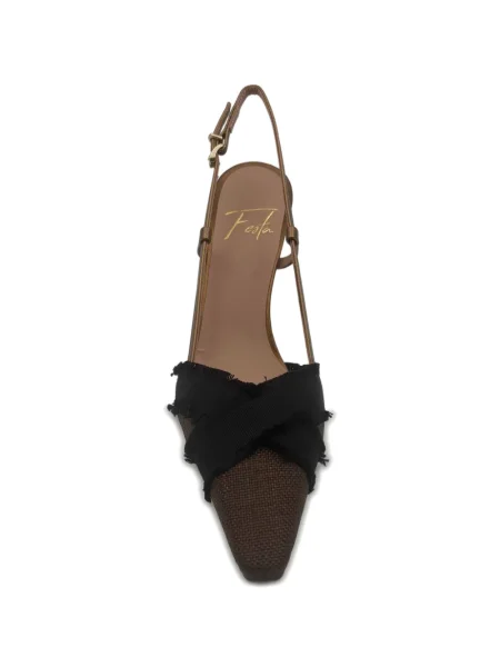 Pantofi cu toc Roberto Festa slingback maro