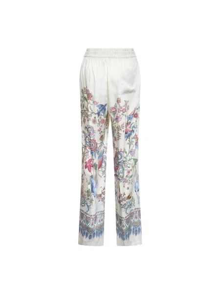 Wielobarwność spodnie Etro z nadrukiem