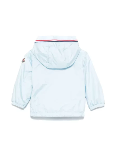 Kurtka dziecięca Moncler Enfant niebieska