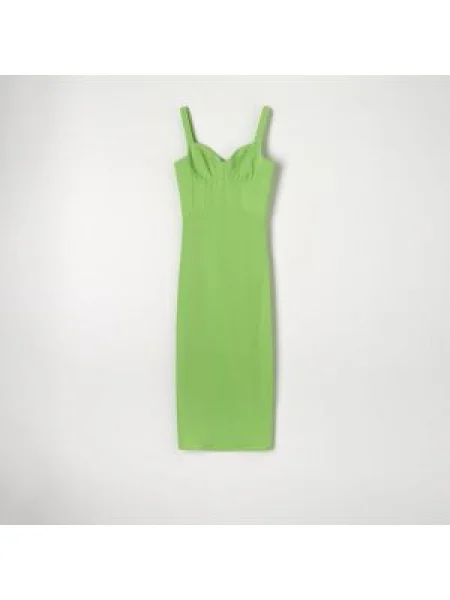 Sinsay Midi šaty na ramínka Zelená
