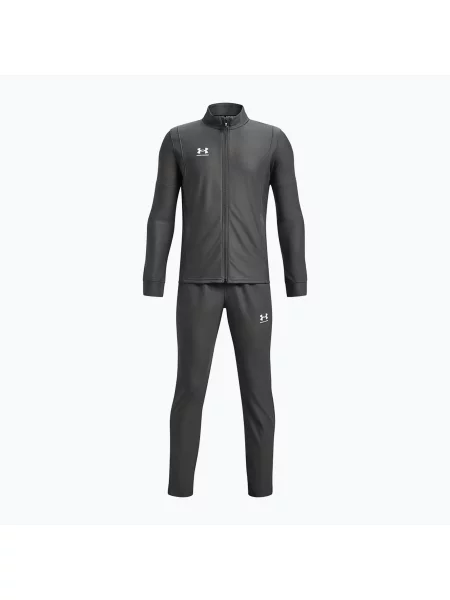 Zestaw piłkarski dziecięcy Under Armour Challenger Tracksuit castlerock/white biały