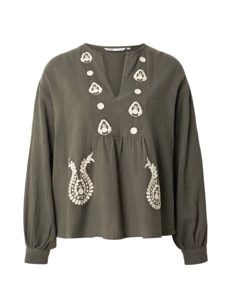 ONLY Bluză ONLMoon crem / oliv