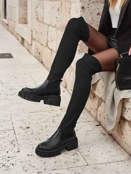 Botine Resti slip-on negru