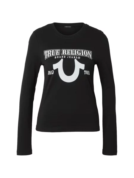 True Religion Tričko černá bílá