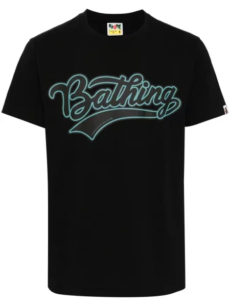 Tricou A Bathing Ape® cu imagine negru