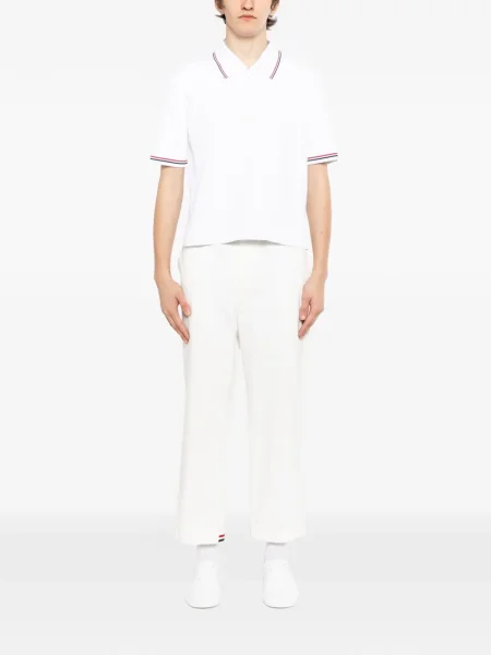Polo Thom Browne cu dungi alb