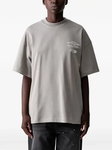 Tricou Wrstbhvr cu imagine gri
