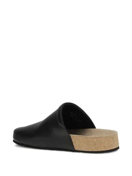 Papuci tip mules Balenciaga din piele negru
