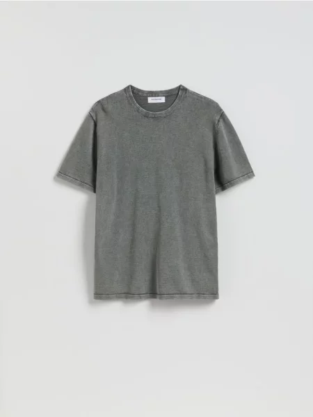 Reserved Pulover din cu mânecă scurtă gri-închis gri