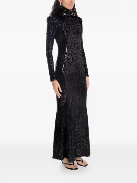 Rochie maxi Amir Slama de costum negru