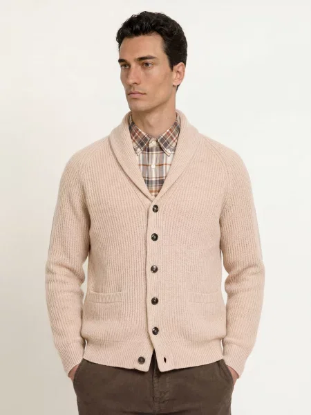 Strokesman's Kardigan beige beżowy