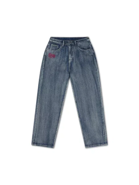 Ed Hardy Jeans albastru / albastru regal / verde roșu