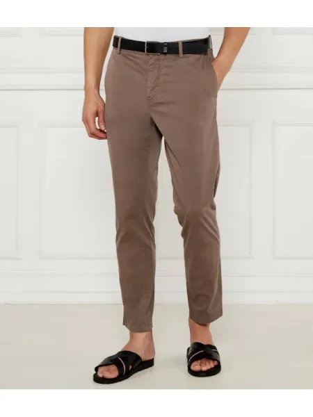 BOSS ORANGE Chino nadrág | Tapered fit narancsszínű