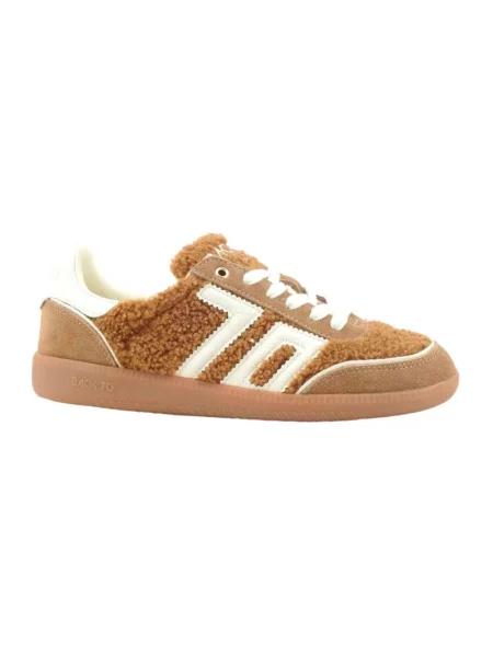 Sneakersy Back70 skórzane brązowe