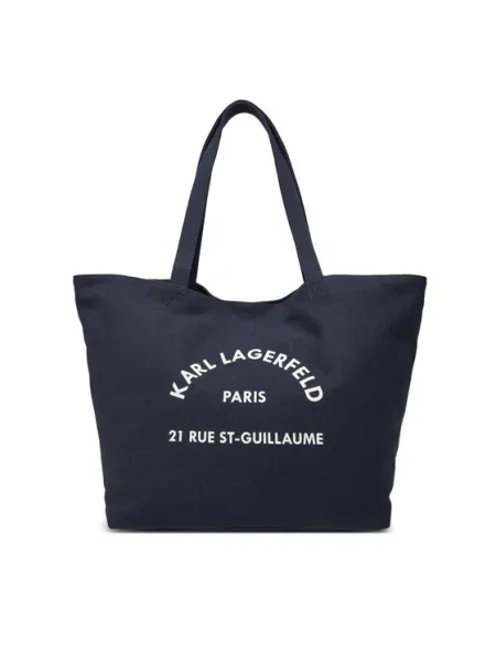 Чанта Karl Lagerfeld тъмносиньо