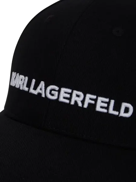Șapcă Karl Lagerfeld cu broderie negru