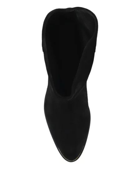 Botine Isabel Marant din piele de căprioară negru