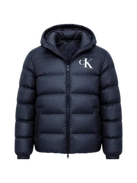 Geacă de blugi Calvin Klein Jeans alb