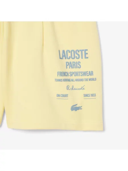 Lacoste Szorty żółte