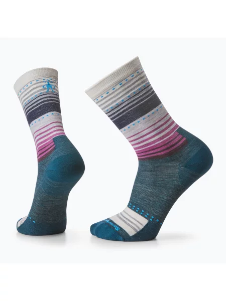 Шкарпетки трекінгові Smartwool Everyday Stitch Stripe Crew twilight blue сині
