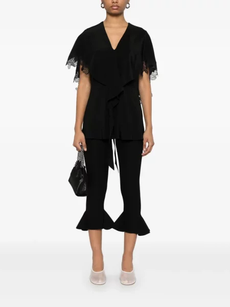 Bluză Stella Mccartney din dantelă negru