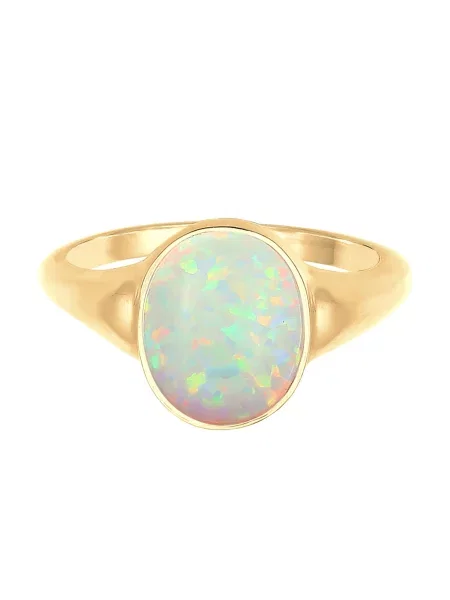 ELLI Inele opal auriu
