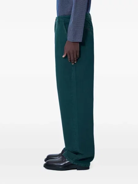 Pantaloni Miu Miu verde