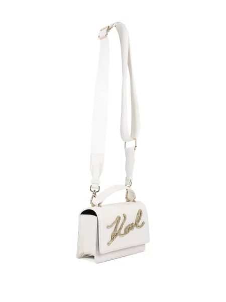 Dětské top Karl Lagerfeld bílý