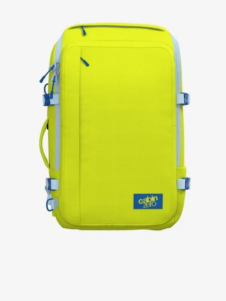 CabinZero Adventure 42 l mojito lime túra hátizsák. Méret: 42 l sárga