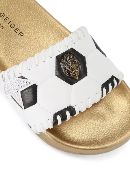 Fotbal sandale Kurt Geiger London alb