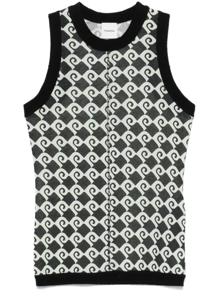 Top Nanushka verde