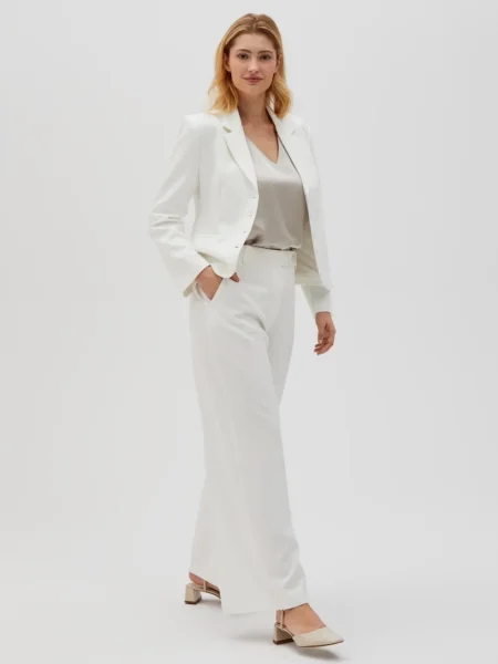 Pantaloni Marisse alb
