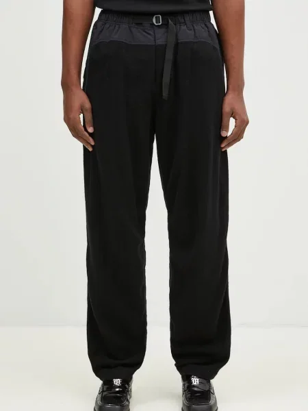 Undercover pantaloni de lana Pants drept negru