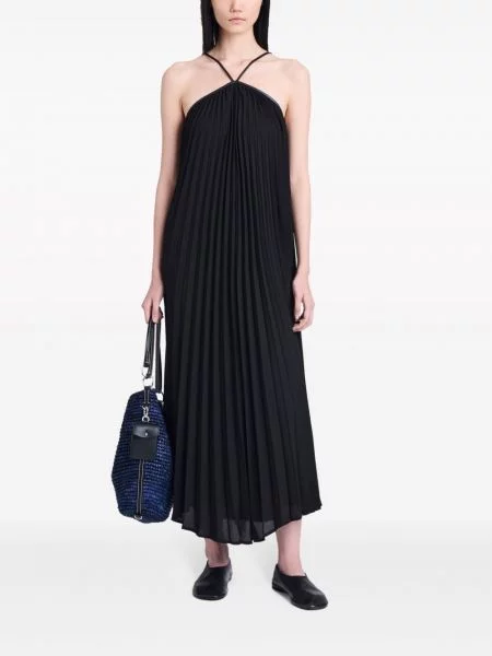 Krepinis kostiumas lengvas suknele Proenza Schouler White Label balta