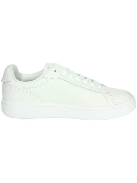 Teniși Tommy Jeans din piele alb