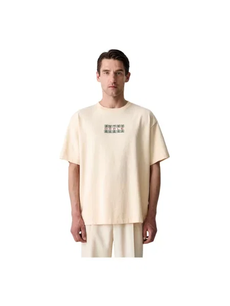 Drôle de Monsieur T-shirt Ornements beżowa