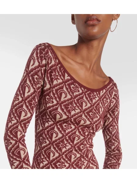 Rochie Marine Serre de lână bordo