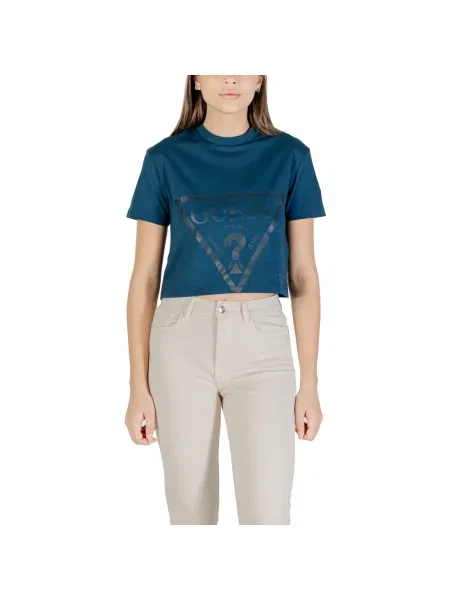 Cropp tricou Guess verde