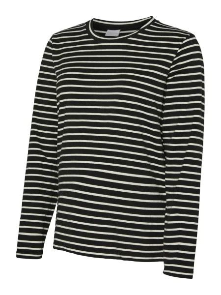 MAMALICIOUS Majica MLAMILA VITA črna bela